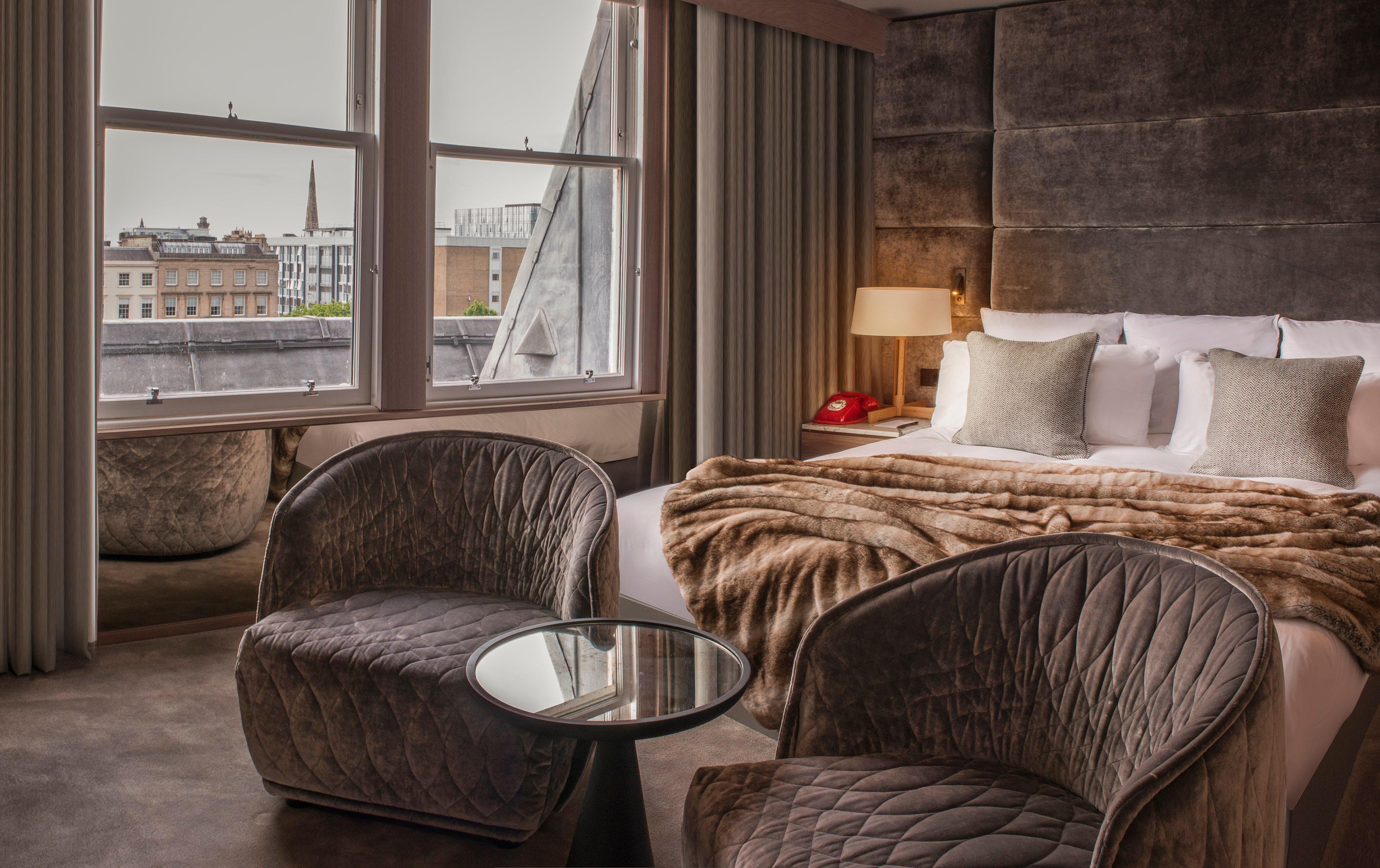 Kimpton Blythswood Square Hotel & Spa By Ihg Glasgow Luaran gambar A bedroom at the hotel